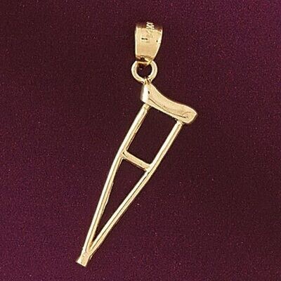 Dazzlers Jewelry Medical Sign Pendant Necklace Charm Bracelet in Yellow, White or Rose Gold 4761, M…