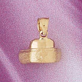 Dazzlers Jewelry Medical Sign Pendant Necklace Charm Bracelet in Yellow, White or Rose Gold 4708, M…