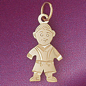 Dazzlers Jewelry Baby Boy Pendant Necklace Charm Bracelet in Yellow, White or Rose Gold 5897, MPN: …