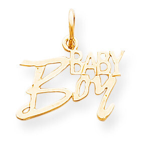 Baby Boy Charm 10k Gold 10C129, MPN: 10C129, 883957585604