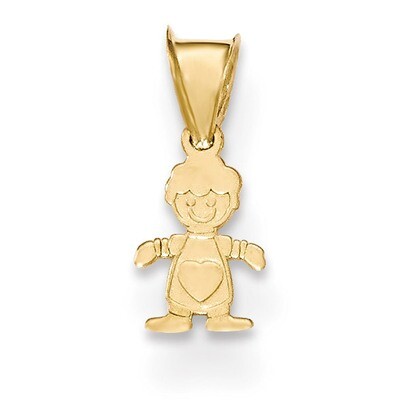 Little Boy Pendant 14k Gold Polished K5806, MPN: K5806, 886774618401