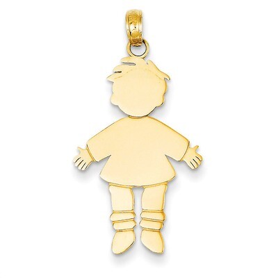 boy Charm 14k Gold K4749, MPN: K4749, 637218004423