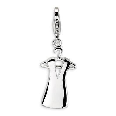 Dreon Hanger Charm Sterling Silver QCC209 by Amore La Vita, MPN: QCC209, 883957331669