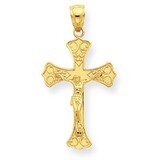 Crucifix Pendant 14k Gold C4345, MPN: C4345, 637218135516