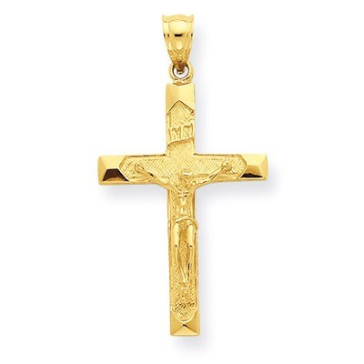 Crucifix Pendant 14k Gold C4339, MPN: C4339, 637218058952