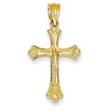 Crucifix Pendant 14k Gold K5075, MPN: K5075, 883957518503