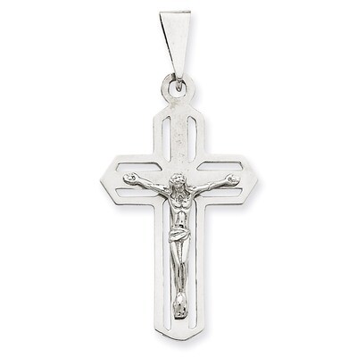 Crucifix Pendant 14k White Gold C2768, MPN: C2768, 883957430478