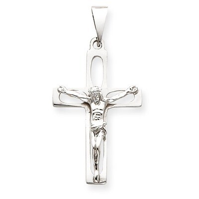 Crucifix Pendant 14k White Gold C2769, MPN: C2769, 886774088815