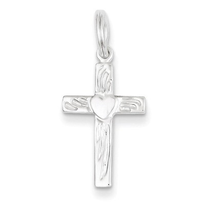 Latin Cross Charm Sterling Silver QC4367, MPN: QC4367, 723252232899
