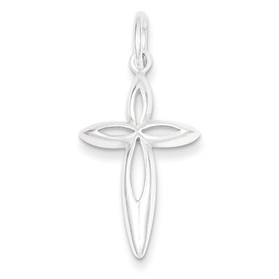 Passion Cross Charm Sterling Silver QC5238, MPN: QC5238, 883957912578