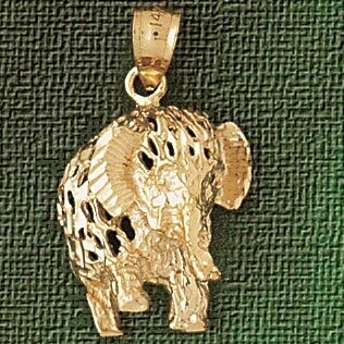 Dazzlers Jewelry Elephant Pendant Necklace Charm Bracelet in Yellow, White or Rose Gold 2352, MPN: …