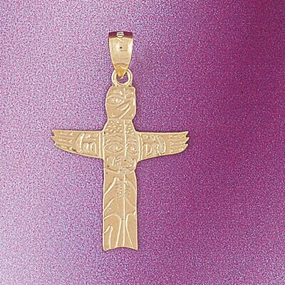 Dazzlers Jewelry Native American Holy Indian Sign Pendant Necklace Charm Bracelet in Yellow, White …