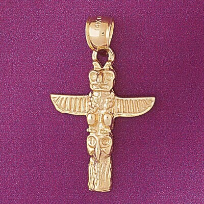 Dazzlers Jewelry Native American Holy Indian Sign Pendant Necklace Charm Bracelet in Yellow, White …