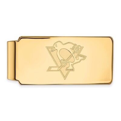 Pittsburh Penguins Money Clip 10k Yellow Gold 1Y022PEN, MPN: 1Y022PEN, 886774735771