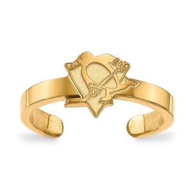 Pittsburh Penguins Toe Ring Gold-plated Silver GP026PEN, MPN: GP026PEN, 886774929859