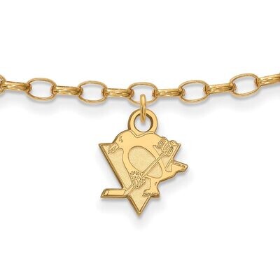Pittsburh Penguins Anklet Gold-plated Silver GP027PEN, MPN: GP027PEN, 886774930893