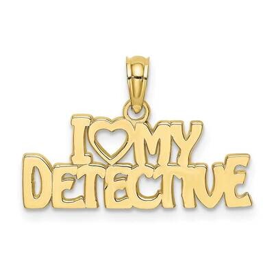 I Heart My Detective Charm 10k Gold 10D4076, MPN: 10D4076,