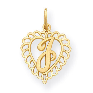 Initial J Charm 14k Gold C568J, MPN: C568J, 886774091051