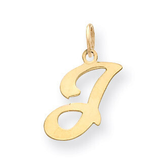 Die Struck Initial J Charm 14k Gold YC248J, MPN: YC248J, 883957971049