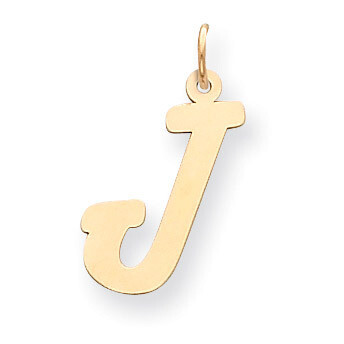 Initial J Charm 14k Gold Large Script  YC662J, MPN: YC662J, 886774137407