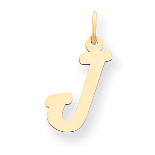 Initial J Charm 14k Gold Medium Script YC660J, MPN: YC660J, 886774137193