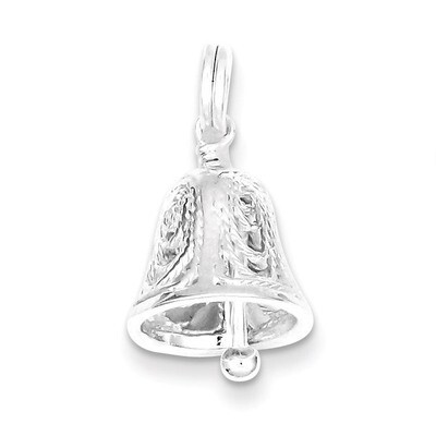 Bell Charm Sterling Silver QC4572, MPN: QC4572, 723252425307