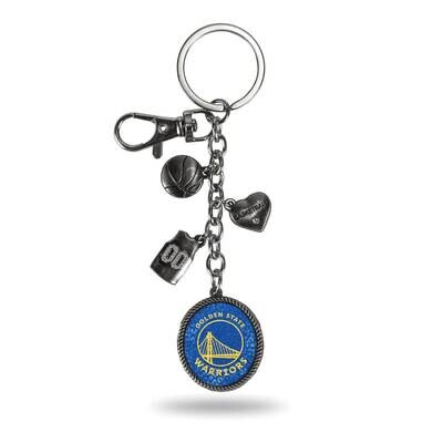 NBA Golden State Warriors Sparo Charm Key Ring GC6917, MPN: GC6917, 767345637697