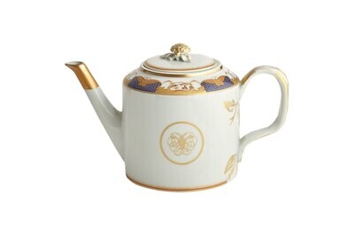 Mottahedeh Golden Butterfly Teapot M33, MPN: M33,