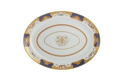 Mottahedeh Golden Butterfly Platter M31A, MPN: M31A,