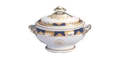 Mottahedeh Golden Butterfly Tureen M31B, MPN: M31B,