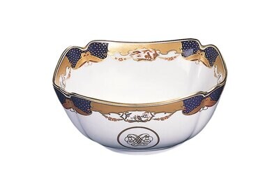 Mottahedeh Golden Butterfly Square Bowl M36A, MPN: M36A,