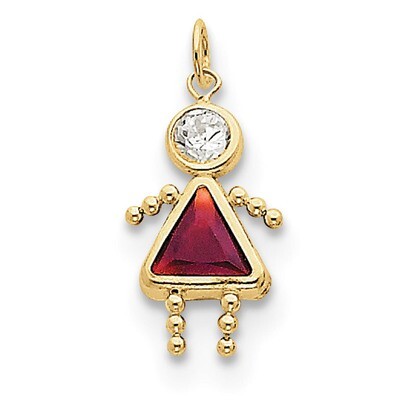 January Girl Birthstone Charm 10k Gold 10XCK156, MPN: 10XCK156, 716838192625