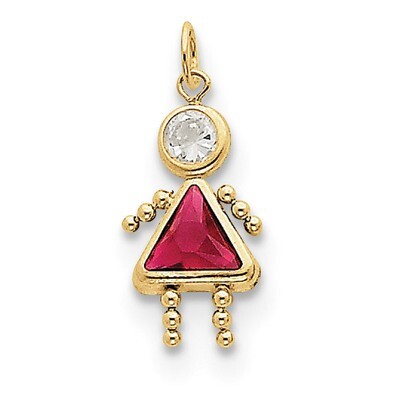 July Girl Birthstone Charm 10k Gold 10XCK168, MPN: 10XCK168, 716838192687