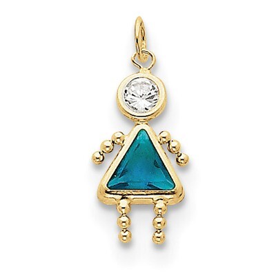 December Girl Birthstone Charm 10k Gold 10XCK178, MPN: 10XCK178, 716838192731