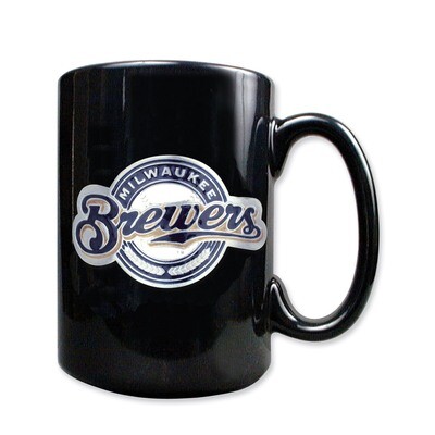 Milwaukee Brewers 15oz Black Ceramic Mug GC794, MPN: GC794, 89006567861