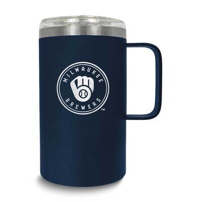 MLB Milwaukee Brewers Stainless Steel Hustle Mug GM26108-BRE, MPN: GM26108-BRE, 195568045300