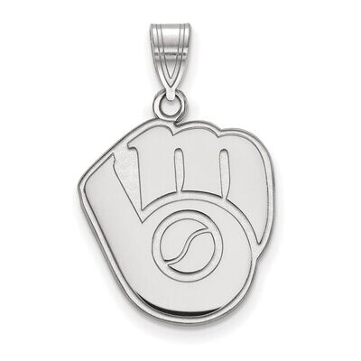 Milwaukee Brewers Large Pendant Sterling Silver SS022BRE, MPN: SS022BRE, 886774629261