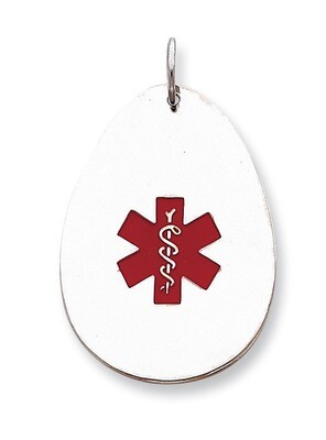 Medical Jewelry Pendant Sterling Silver XSM61, MPN: XSM61, 883957274713
