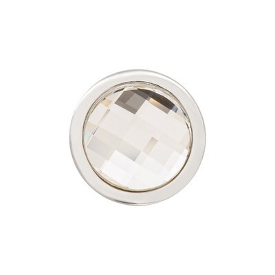 Nikki Lissoni Silver-Plated Faceted Crystal Swarovski Coin That Fits S Rings RC2019S, MPN: RC2019S,…