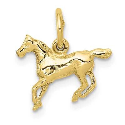 Horse Charm 10k Gold Polished 10YC440, MPN: 10YC440,