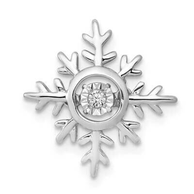 Vibrant Diamond Snowflake Pendant 14k White Gold PM5165-003-WA, MPN: PM5165-003-WA, 883957515144