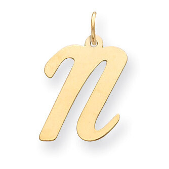 Initial N Charm 14k Gold Large Script  YC662N, MPN: YC662N, 886774137445
