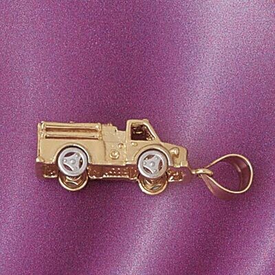 Dazzlers Jewelry Firefighter Pendant Necklace Charm Bracelet in Yellow, White or Rose Gold 4661, MP…