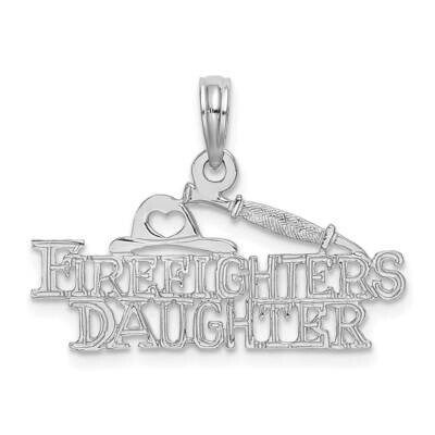 Firefighter&#39;S Daughter Pendant 14k White Gold K923W, MPN: K923W,