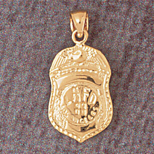 Dazzlers Jewelry Firefighter Pendant Necklace Charm Bracelet in Yellow, White or Rose Gold 4611, MP…