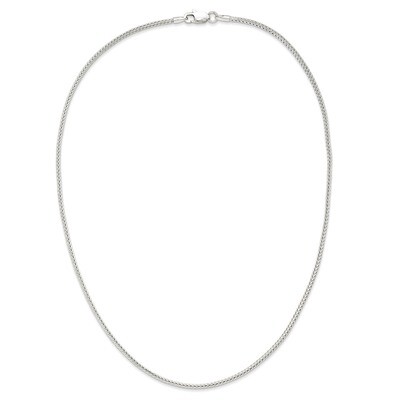 8 Inch 2mm Diamond-cut Round Franco Chain Sterling Silver QFR200-8, MPN: QFR200-8, 883957945576