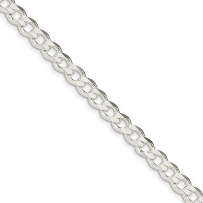 8 Inch 7.5mm Curb Chain Sterling Silver QCB200-8, MPN: QCB200-8, 886774095295