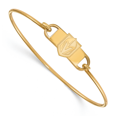 Vegas Golden Knights Small Center Wire Bangle Gold-Plated on Sterling Silver GP011VGK-7, MPN: GP011…