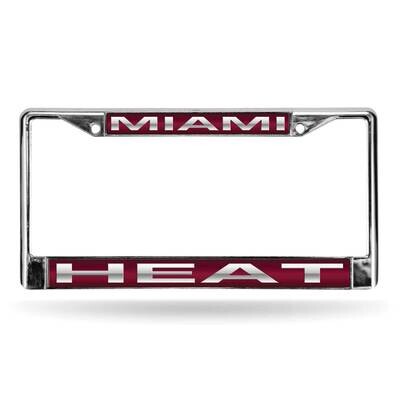 NBA Miami Heat Red Laser Chrome Car License Plate Frame GC7055, MPN: GC7055, 94746403416