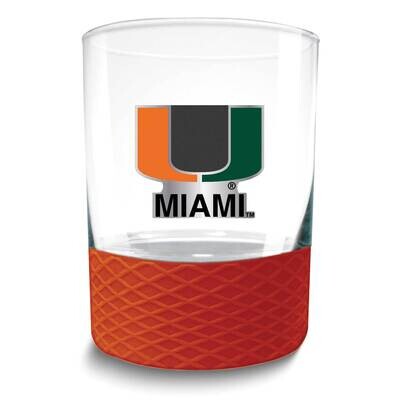 Collegiate Univeristy of Miami Commissioner Rock Glass GM26096-UMF, MPN: GM26096-UMF, 737538456350
